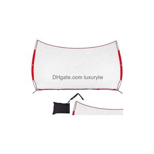 Palline 16X10Ft Barricata Backstop Net Pratica sportiva per baseball Softball Lacrosse Calcio Basket e Mor 230822 Drop Delivery Out Dh5C1