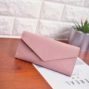 Damen-Geldbörse, lang, Vintage-Umschlag, Damen-Geldklammer, Münzgeldbörse, Freizeit-Clutch