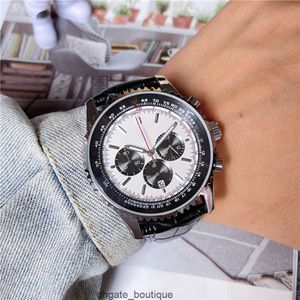 Fashion Brand Wrist Watches Men Male Casual Sport Style Luxury All Dials Working Leather Strap Quartz Clock B06