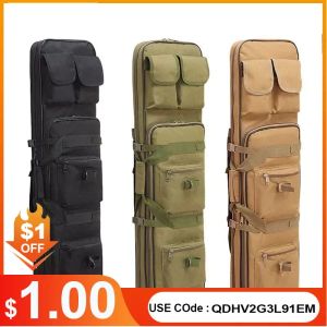 Bolsas 85/100/20cm de bolsa tática ao ar livre caça ancorneta bolsa de espingarda acessórios militares transportando uma mochila de proteção de mochila bolsa de pesca