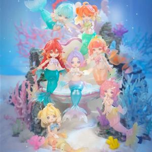 112 MOVERABLE BJD Blind Box Mermaid Chu Series Anime Figures Mystiska barn Toy Gift Surprise Guess Bag Garage Kit Mode 240315