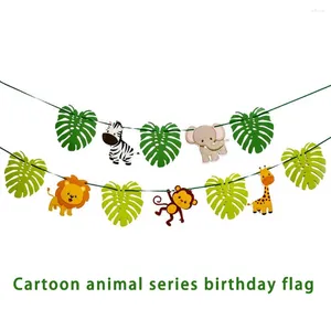 Banner di buon compleanno in carta per decorazioni per feste Adorabili banner per la casa Accessori per ghirlande
