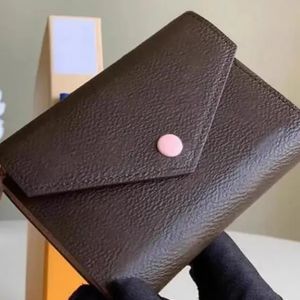 Modedesigner Frauen Kurze Brieftasche Frau Handtasche Geldbörse Rabatt Keine Box Kartenhalter Damen Handtasche Karierte Blume