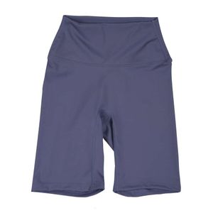 Lululemmon 2024 Align Short Mid Rie Yoga Short Bike Pant Legging Sport Short Yoga Short Fitne High待機スリムクイックドライ通気式高エラスティティ912