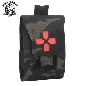 Bags SINAIRSOFT Tactic IFAK Small Trauma Kit First Aid Pouch EDC Pocket Essential Medical Gear Storage Bag Survival Safety Hunting