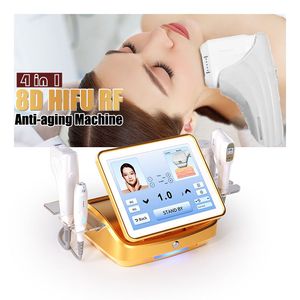 Professional 4 i 1 8D HIFU VMAX Hud Rejuvenation Face Lifting Machine Ultraljud Lipo Fat Borttagning Slimming RF Anti-Wrinkle Anti-Aging Device