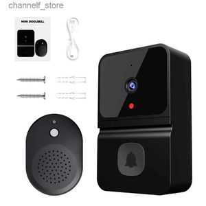 Doorbells Wireless WiFi video doorbell camera with night camera video doorbellY240320