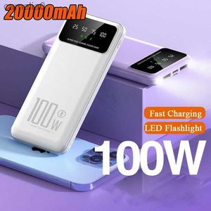 Cell Phone Power Banks New 100W 20000mAh power pack for fast charging suitable for iPhone Huawei Samsung portable external battery chargersC24320