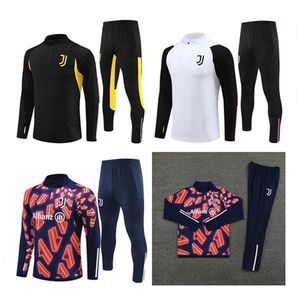 Juventus-Trainingsanzug 2023 2024 Fußball-Trikots POGBA DI MARIA VLAHOVIC CHIESA 22 23 24 CFC-Trainingsanzug Herren Kinder Kit Fußball-Kit Uniform Sportbekleidung