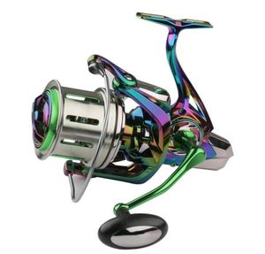 Mulinelli da pesca spinning 60 LBS Max Drag Power 181 Acciaio BB Metallo Corpo Casting Ruota da pesca 8000 10000 12000 Bobina Serie Fres9530944