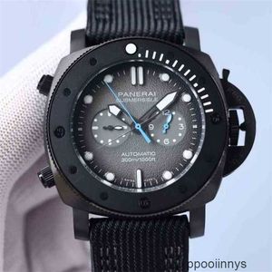 Panerai 자동 시계 스위스 이동 시계 슈퍼 라미운스 시계 디자이너 방수 손목 시계 스테인레스 스틸 고품질 WN-5TQ8