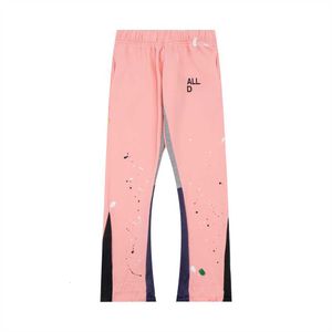 Mens Jeans Herrbyxor Weatpants Speckled Letter Print Womens Par Loos