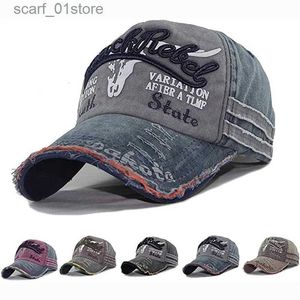 Cappellini da baseball da uomo C da donna vintage in tela denim con lettera patch da lavoro vintage da baseball C unisex snack cappello autunno cappello hip-hop estivoC24319