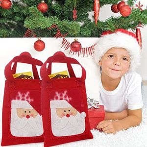 Dekoracje świąteczne Santa Snowman Candy Bag darem wyposażenie domu hurtowe prezenty. Ozdoby