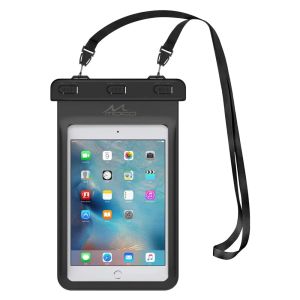 Moko Universal Waterproof Case Dry Bag Pouch for iPad Mini 6/5/4/3/2、Samsung Tab 5/4/3、Galaxy Note 8、Tab S2/Tab E/Tab A 8.0