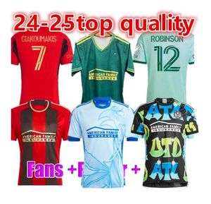 Giakoumakis 23 24 MLS Atlanta Soccer Jerseys 2023 2024 Wersja gracza fanów Sosa United Home Away Bramkarz 3. Trzeci Araujo Almada Damm Football Shirt Men Kids666