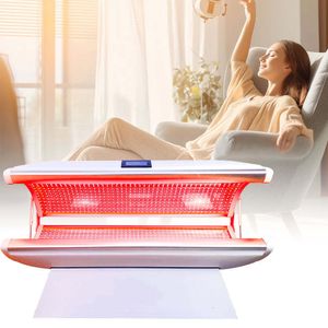 Wholesale Photon Red Light Therapy Bed Weight Loss Increases Bone Healing Improves Blood Flow PBM Near Infrared Bed Photontherapy Whitening Tightening Cabin