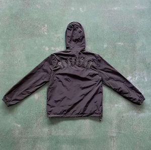 Neue Männer Trapstar Jacke Sportswear Irongate T Windjacke-schwarz Qualität mode Gestickte Buchstaben Damen Reißverschluss Sonnenschutz 5577ess