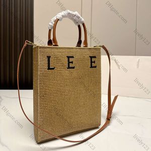 Fashion 2023 Straw Totes Bag Women Designer Bags Large Capacity Handbag Letter Embroidery Shopping Bag Tote