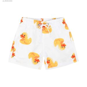 Shorts masculinos crianças praia shorts meninos troncos de natação cintura ajustável secagem rápida respirável leve banho boardshort y240320