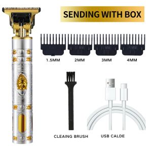 Timer de acabamento desbotado TRIMER DE CABELO PROFISSIONAL PARA MAN PRO TRIMER Buddha Cabelo elétrico Clipper Máquina de corte de cabelo de lítio