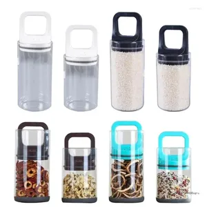 Vorratsflaschen Borosilikatglaskanister mit versiegeltem Deckel Vakuum-Küchendichtungsbehälter für