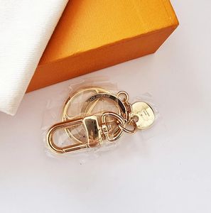 Keychains Lanyards Designer Gold Keyins Accessories Keyring Car Key With Gift Box Packaging