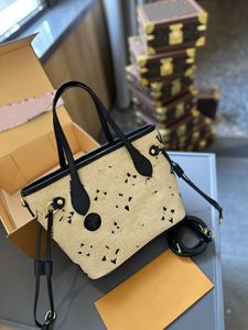 Lyxdesigner vävd shoppingväska på kvinnors plånbok går handväska korskropp axelväska mode nano mini hink väska retro shopping plånbok