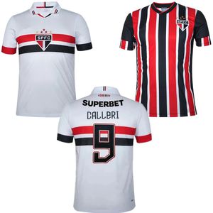 24/25 São Paulo camisas de futebol 2024 casa PABLO DANLVES LUCIANO Camisa LUAN IGOR GOMES BRENNER Uniforme de futebol fora