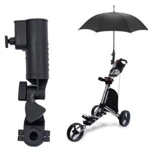 AIDS golf arabası şemsiye sahibi evrensel, kelepçe ile ayarlanabilir boyut, golf arabası evrensel şemsiye taban golf arabası şemsiye standı