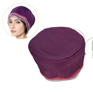 Trattamenti Riscaldamento elettrico Cuffia per capelli a vapore Cappello per olio caldo Maschera per capelli Tappo per olio da forno Cappelli per trattamenti per capelli per salone di casa Spa Steamer