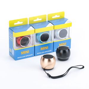 Mini Portable Metal Wireless Speakers Outdoor Portable Subwoofer Stereo Small Bluetooth Speaker