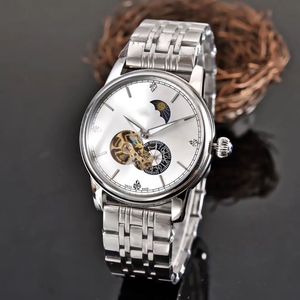 Boutique men's watch 316 stainless steel strap 2-pin semi-flywheel men's watch diameter 41mm271T