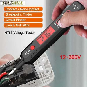 Mevcut Sayaçlar HT89 Voltaj Test Cihazı AC DC 12-300V Akım Süreklilik Canlı Null Tayan Test Cihazı Kesme Noktası Bulucu Akıllı Temas Olmayan Test Kalemi Ölçer 240320