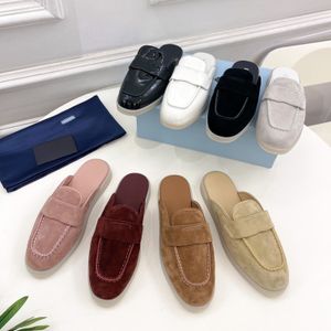 Luxury slippers dress shoes loafers designer women casual shoes triangle logo black leather increase platform party sneakers patent matte social flat trainers