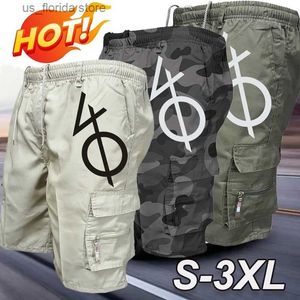 Men's Shorts New military cargo pants camouflage high-quality tactical pants outdoor hiking fashion shorts work mens long pants clothing direct shipping Y240320
