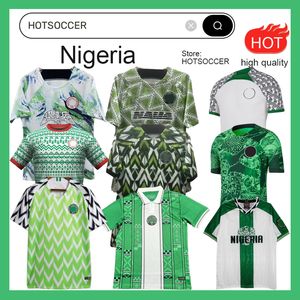 Nigeria 2024 Koszulki piłkarskie Osimhen 19 22 23 24 Retro Football Shirt Okocha Simon Lookman Iheanacho Retro Jerseys 94 96 98 Training Mundliform 1994 1998 1998 Retro