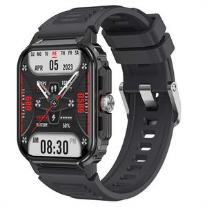 Andere Elektronik 2023 Neue Smartwatch Outdoor-Sportarten Bluetooth-Anruf Wasserdichte Gesundheitsüberwachung DREI Verteidigungs-Smartwatch J240320