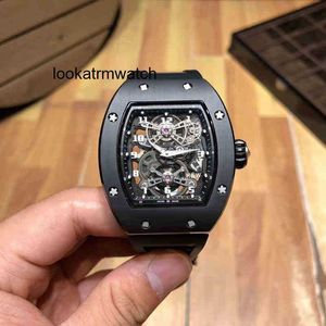 Desginer Mechanical Automatic L Watch RM17-01 Titta helt datum Mens Leisure Mechanical Watch Automatic Business Ceramic Case Tape Fashion Movement Wristwatchesl