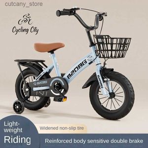 Bicicletas Ride-Ons Bicicletas infantis 2-5-6-7-9 anos de idade Bebê Bicycs Meninos e meninas Leves Bicycs Midd e Big Childrens Bicycs 2024 L240319