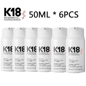 Products 6PCS K18 Professional Molecular Repair Leavein Hair Mask / K18 BIOMIMETIC HAIRSCIENCE / K18 Hair Mask Treatment to Repair Hair