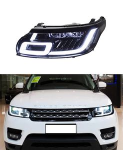 Head Lamp för Land Rover Range Rover Sport LED DAYTIME Running Headlight 2013-2018 Turn Signal High Beam Light Car Lens