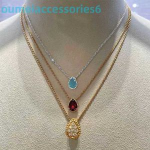 2024 Jewelry Designer Brand Pendant Necklaces Fashion S925 Silver Droplet Necklace Versatile