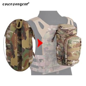 Väskor Emersongear Tactical Molle Multiple Utility Bag Bottle Rackpack Water Pouch Bundle Pack Outdoor Hunting Airsoft Handing Military
