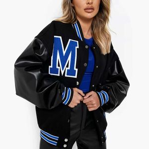 Top Trending Custom Embroidery Women Varsity Jacket For Sale 2024 Latest Design Women Varsity Jacket