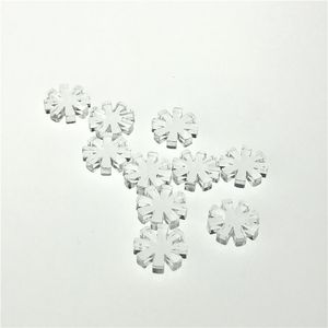 Schermo filtrante per tubi in fiocchi di fiocchi di neve in vetro con 12x3mm 8 fori per l'aria a petalo Stile Tubi in vetro Pyrex spessi Schermi di ricambio per vaschette