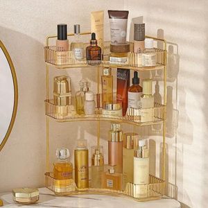 Aufbewahrungsboxen für Badezimmer, Eck-Organizer, Regal für Zuhause, Make-up, Hautpflege, Shampoo, Lippenstift, Tischhalter, Kosmetik, Schreibtisch, Küchenregal