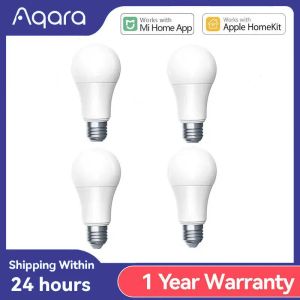 Control Aqara Smart light Bulb T1 E27 2700K6500K 220240V Smart LED Bulb Light Adjustable Color Temperature For Xiaomi Mi home HomeKit