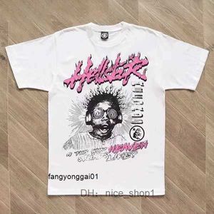 Hellstar Мужская рубашка высокого качества Дизайнерская рубашка для мужчин Летняя одежда Модная хлопковая футболка для пар Повседневные женские футболки с короткими рукавами Hell Star 3 I57H