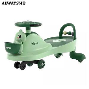 Bicicletas Ride-Ons ALWAYSME Kids Twist SwivelRide-on Car L240319